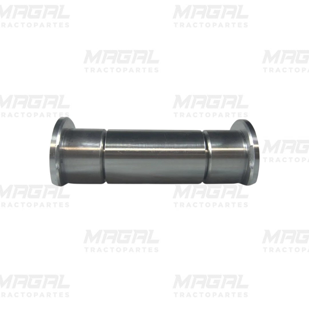 Adaptador metálico cilíndrico para buje lateral de suspensión Hendrickson 45000-007L, vista lateral completa del componente de acero