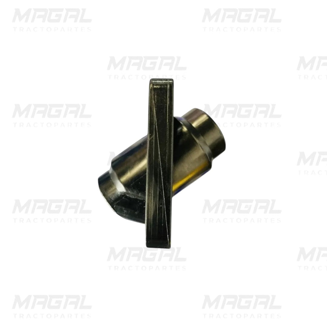 Vista lateral del buje de dirección para Kenworth T800, T680 y T660, modelo 11819, mostrando la forma cilíndrica y orientación de montaje