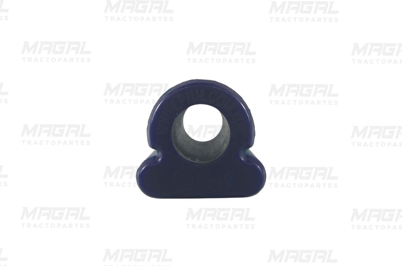 Vista frontal del buje de poliuretano para quinta rueda tipo Holland modelo XB-0012, ideal para sistemas de enganche en tractocamiones