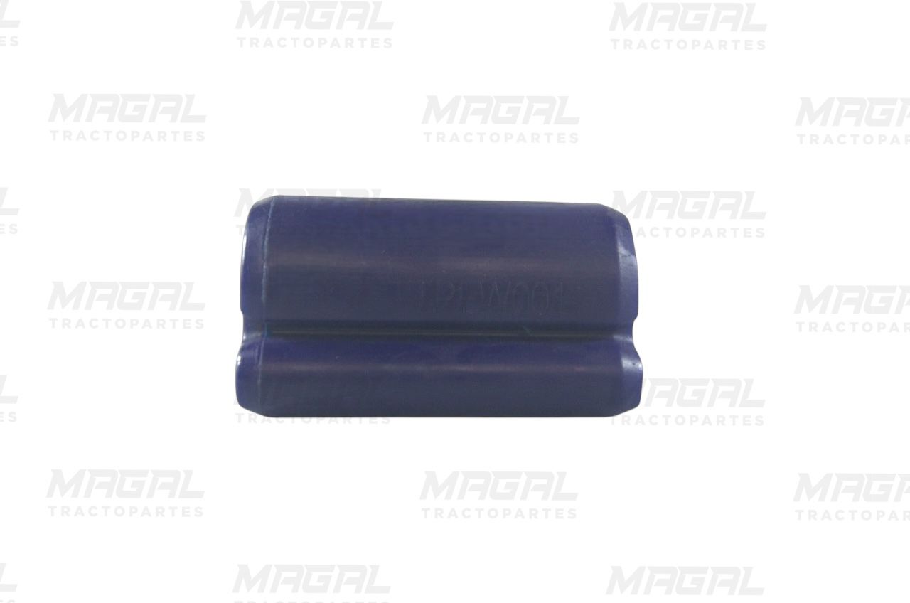 Vista lateral del buje para quinta rueda tipo Holland modelo XB-0012, fabricado en poliuretano resistente para tractocamiones