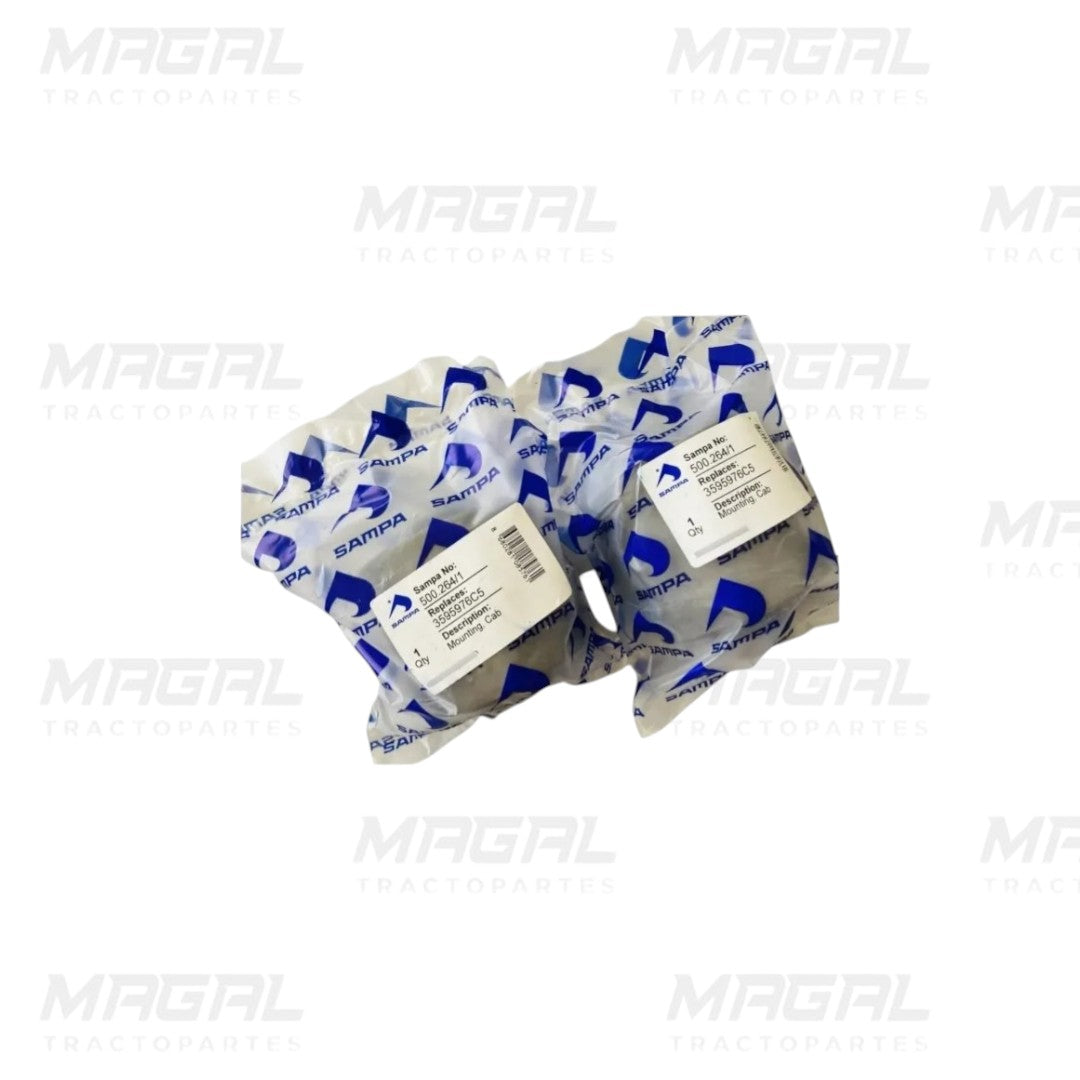 Bujes para cabina International Prostar 3595976C5 marca Sampa, juego de 2 piezas nuevas en empaque original.