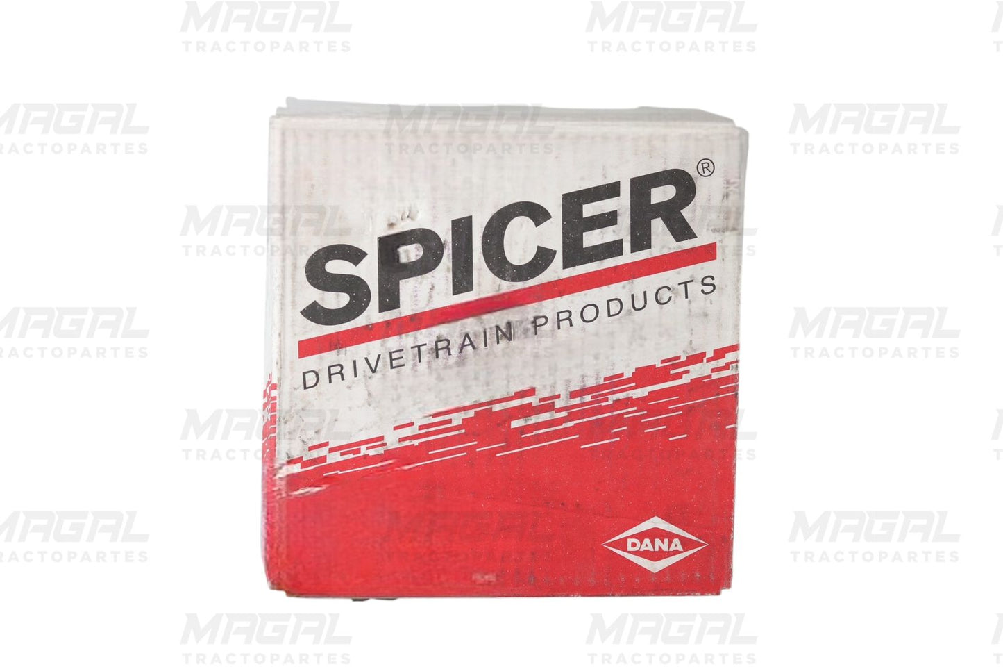 Caja original Spicer Drivetrain Products marca Dana, empaque de cruceta SPL 250-3X.
