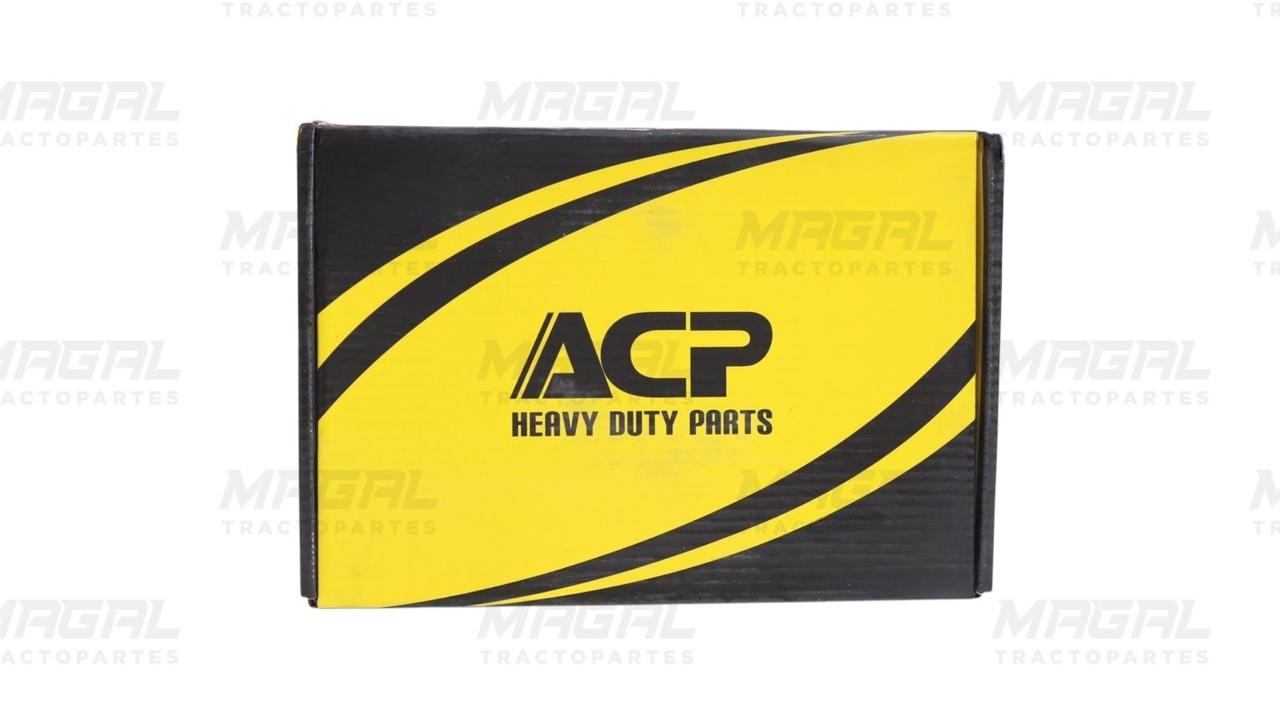 Caja original de soporte barra cardán ACP 509 en color amarillo con logotipo ACP Heavy Duty Parts