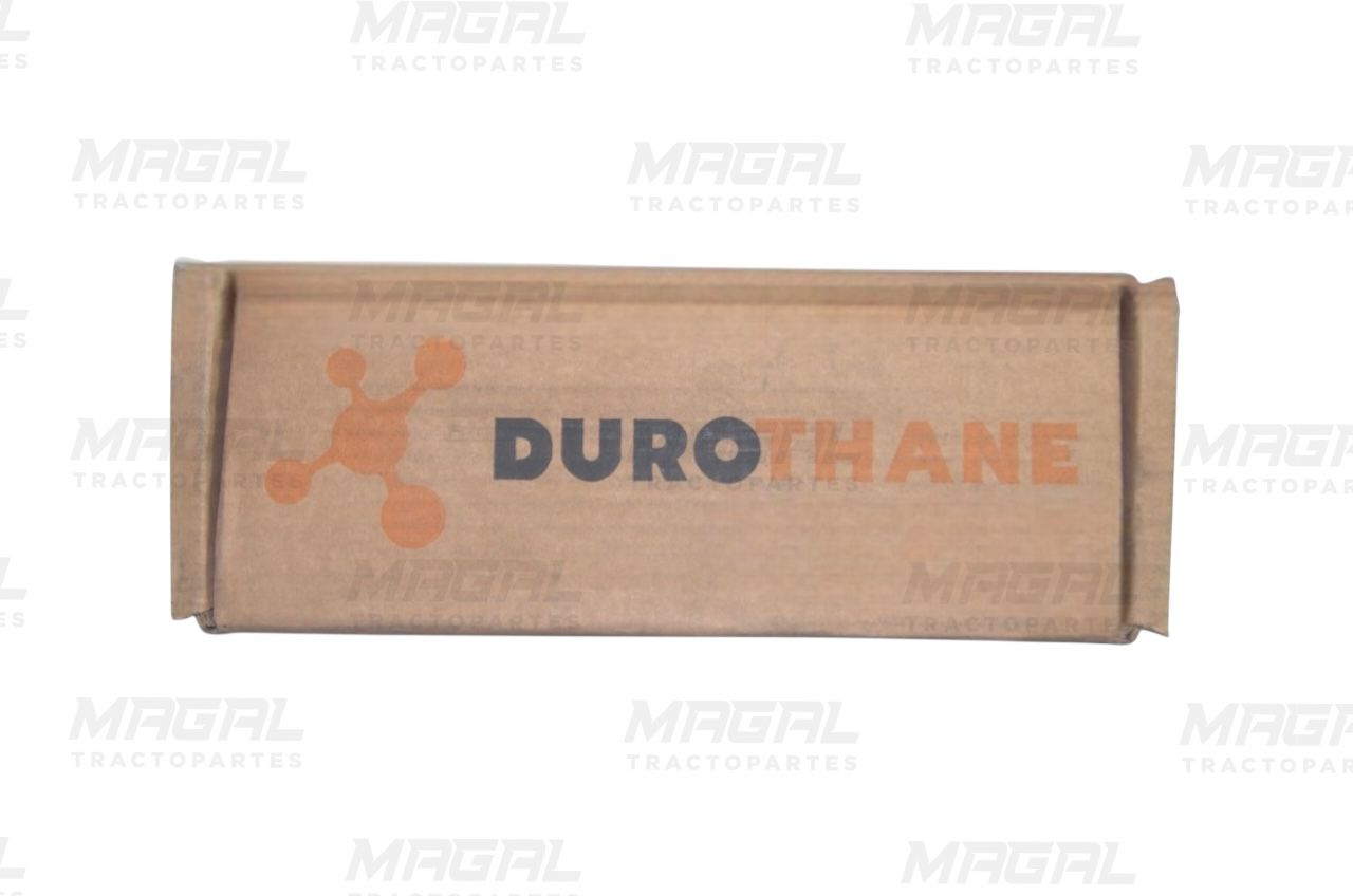 Caja de empaque original del buje central Durothane DT1643 para suspensión de tractocamiones.