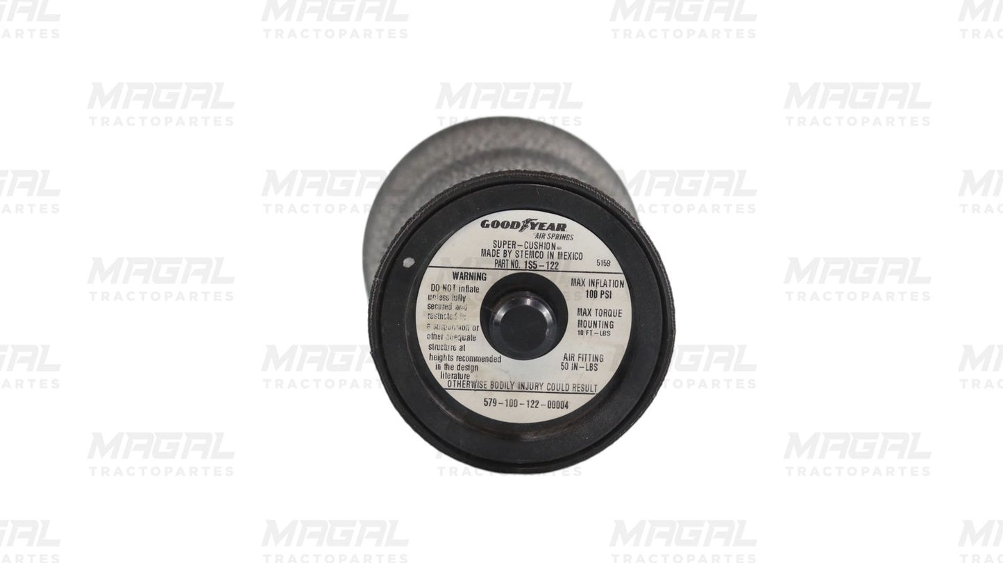 Etiqueta técnica Bolsa de Aire Goodyear 1S5-122 para cabina Kenworth T2000