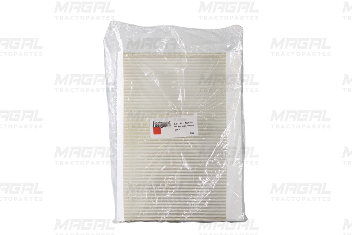 Filtro de aire acondicionado para cabina Fleetguard AF26405 en bolsa original