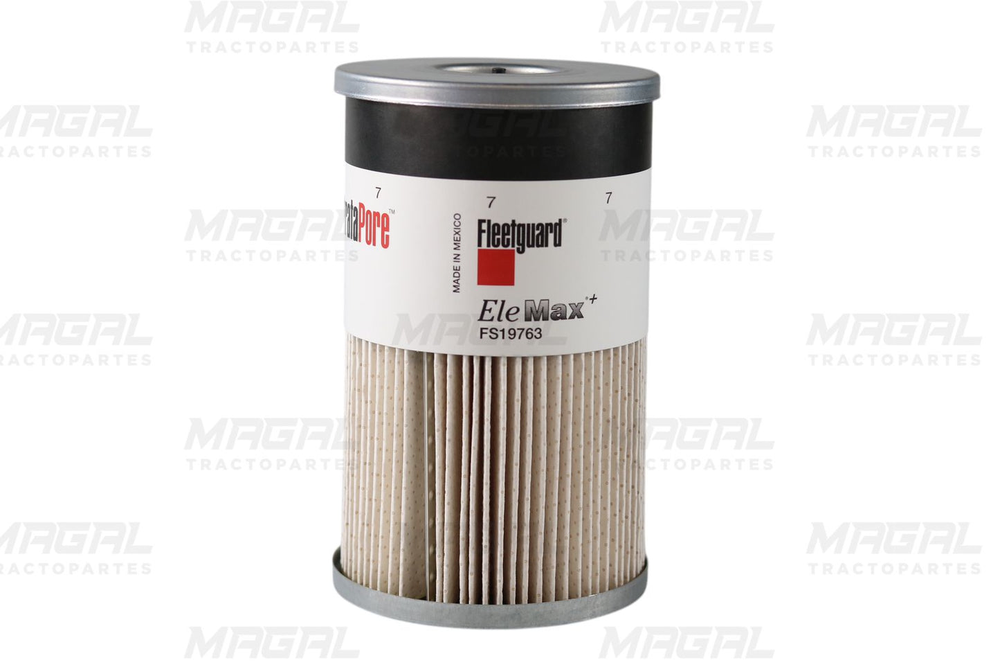 fotografia de producto de filtro separador fleetguard