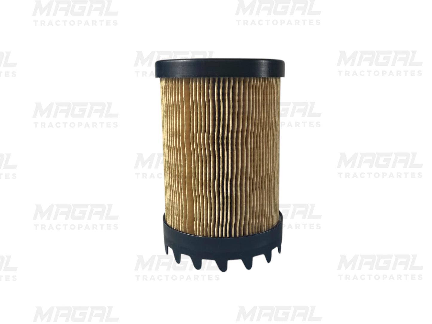 Filtro diésel separador de agua FS-2023300 con cuerpo plisado y tapas plásticas negras
