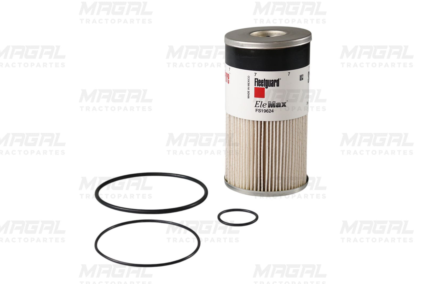 Filtro de diésel Fleetguard FS19624 EleMax con empaques incluidos tipo O-ring