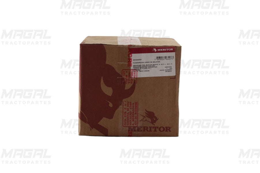 Juego de balatas Meritor tipo 4707 fotografía del producto