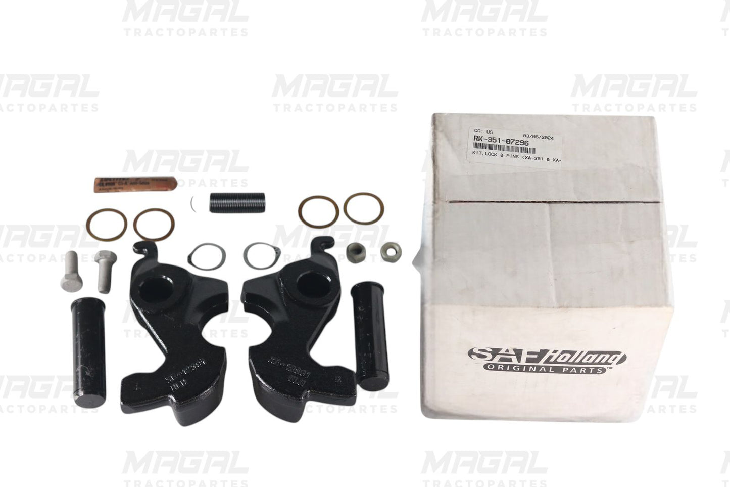 Kit de muelas para quinta rueda Holland modelo RK-351-07296 con pines, resortes y empaques originales.