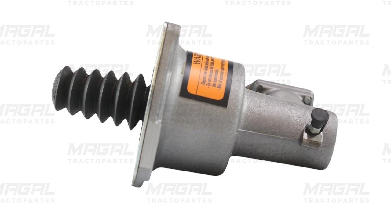 Vista lateral del cilindro esclavo WABCO 9700515110 para sistema de embrague, componente esencial para tractocamiones, hecho en USA