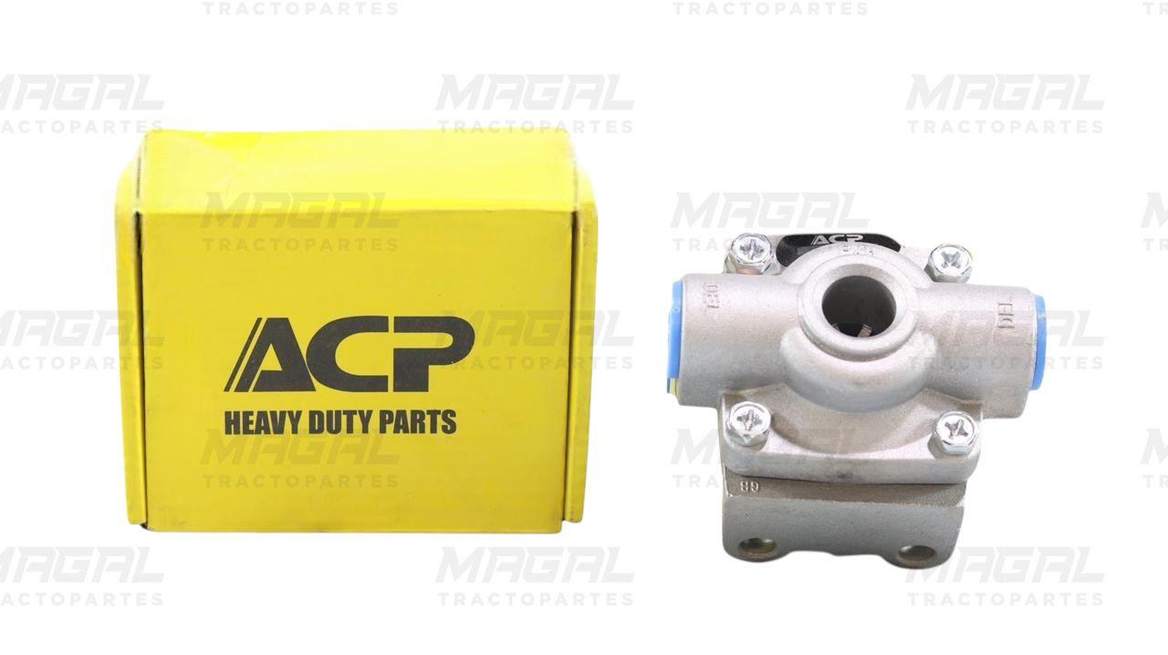 Válvula de escape rápido ACP 229860 con caja amarilla incluida