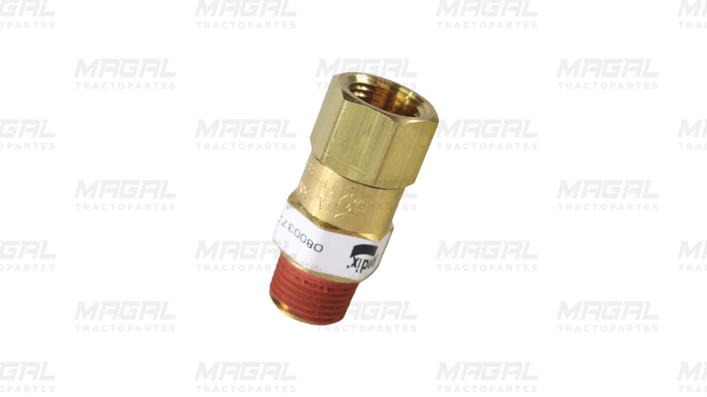 Válvula de Retención SC-3 Bendix con rosca hembra y macho de latón para sistema de aire en tractocamión