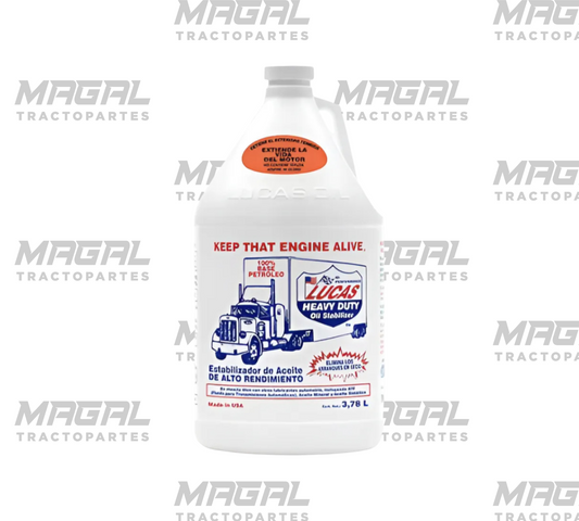 Aditivo estabilizador de aceite Lucas 3.78 L de alto rendimiento para motor gasolina o diésel
