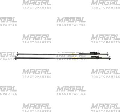 Par de barras estabilizadoras tipo gata para tráiler, posicion horizontal