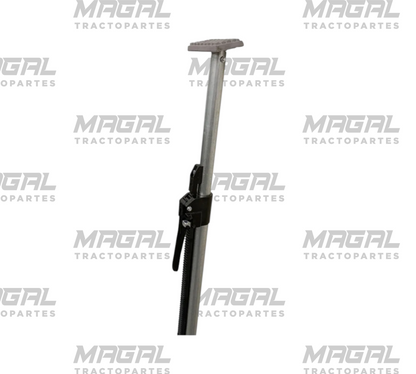 Barra estabilizadora de sujeción de carga tipo gata para tráiler, vista del mecanismo