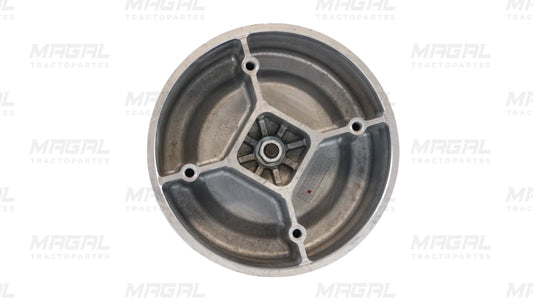 Bolsa de aire para suspensión ACP modelo 8050A, vista inferior del componente metálico circular.

