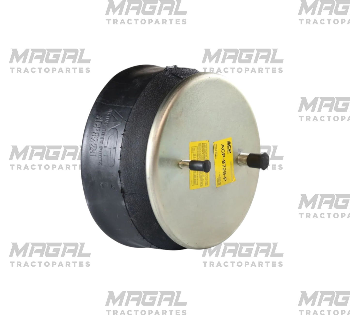 Vista lateral bolsa de aire suspensión Meritor ACP8729 1R13-130