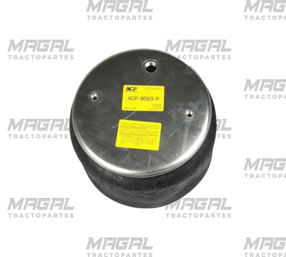 Tapa metálica con etiqueta bolsa de aire trasera ACP-9069-p