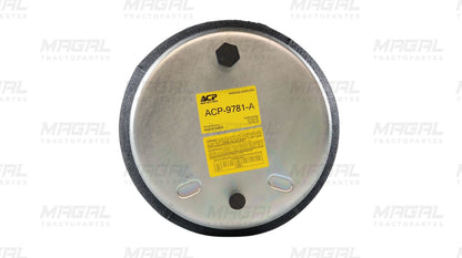 Etiqueta superior de la bolsa de aire ACP modelo 9781-A con especificaciones visibles

