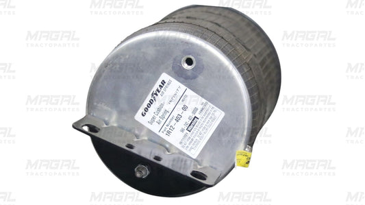 Bolsa de aire Goodyear modelo 1R12-403-00 Super Cushion vista con etiqueta metálica
