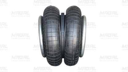 Vista lateral de la bolsa de aire Goodyear 2B9-200-00 con doble fuelle de caucho reforzado