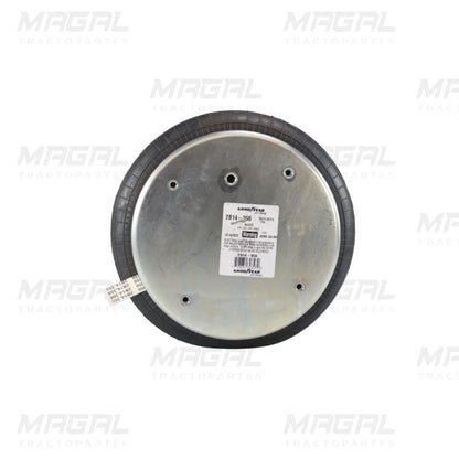 Vista superior bolsa de aire de suspensión 2B14-356 con identificador