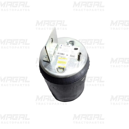 Vista superior de la Bolsa De Aire Trasera para International Prostar 1R12-234 marca Sampa, con base metálica y conectores visibles.