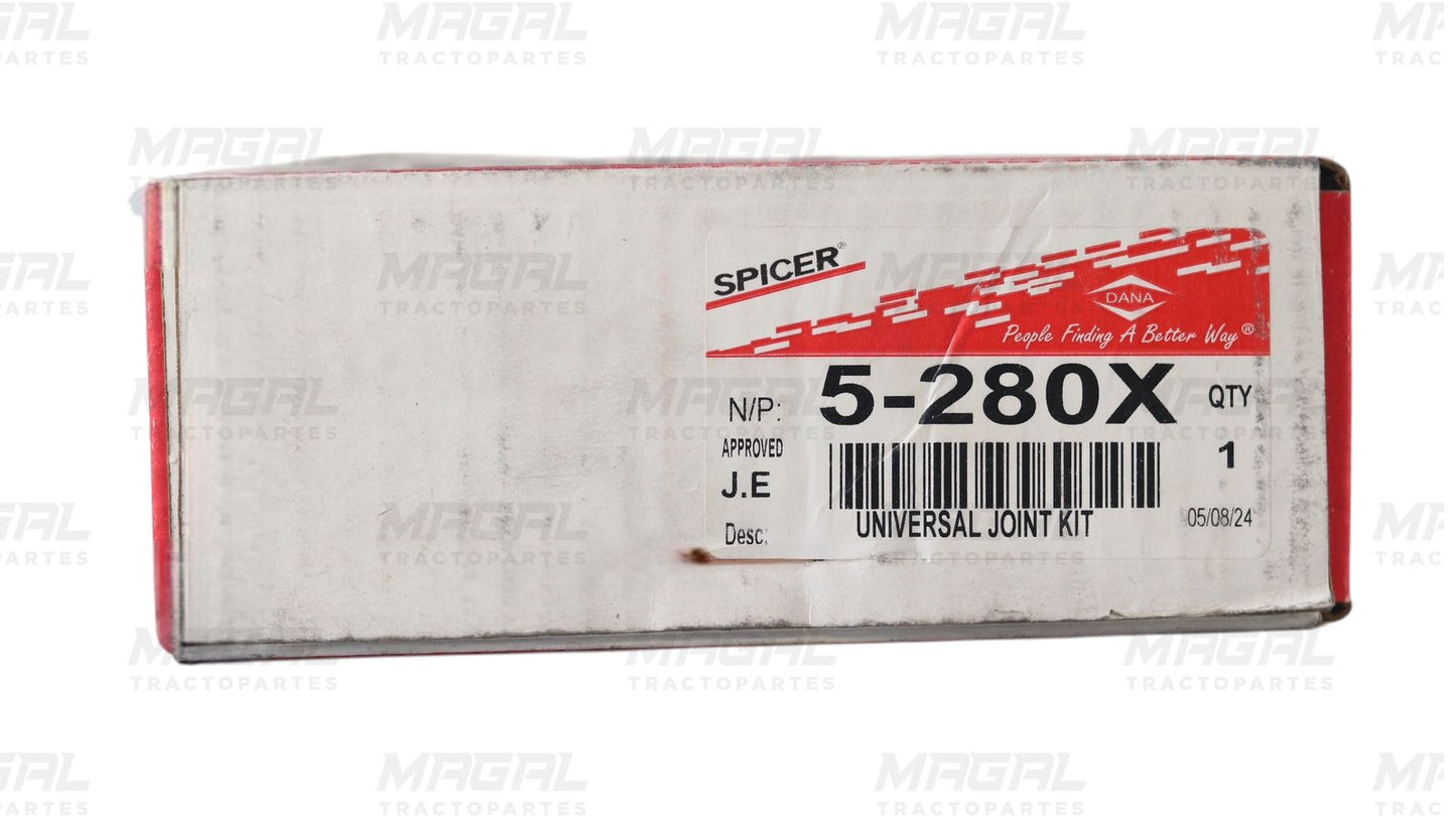 Caja original Spicer 5-280X con etiqueta de identificación universal joint kit


