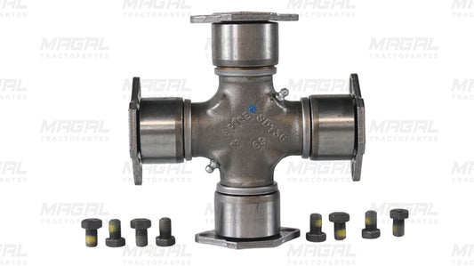 Cruceta Spicer 5-280-X con tornillos incluidos, vista frontal sobre fondo blanco

