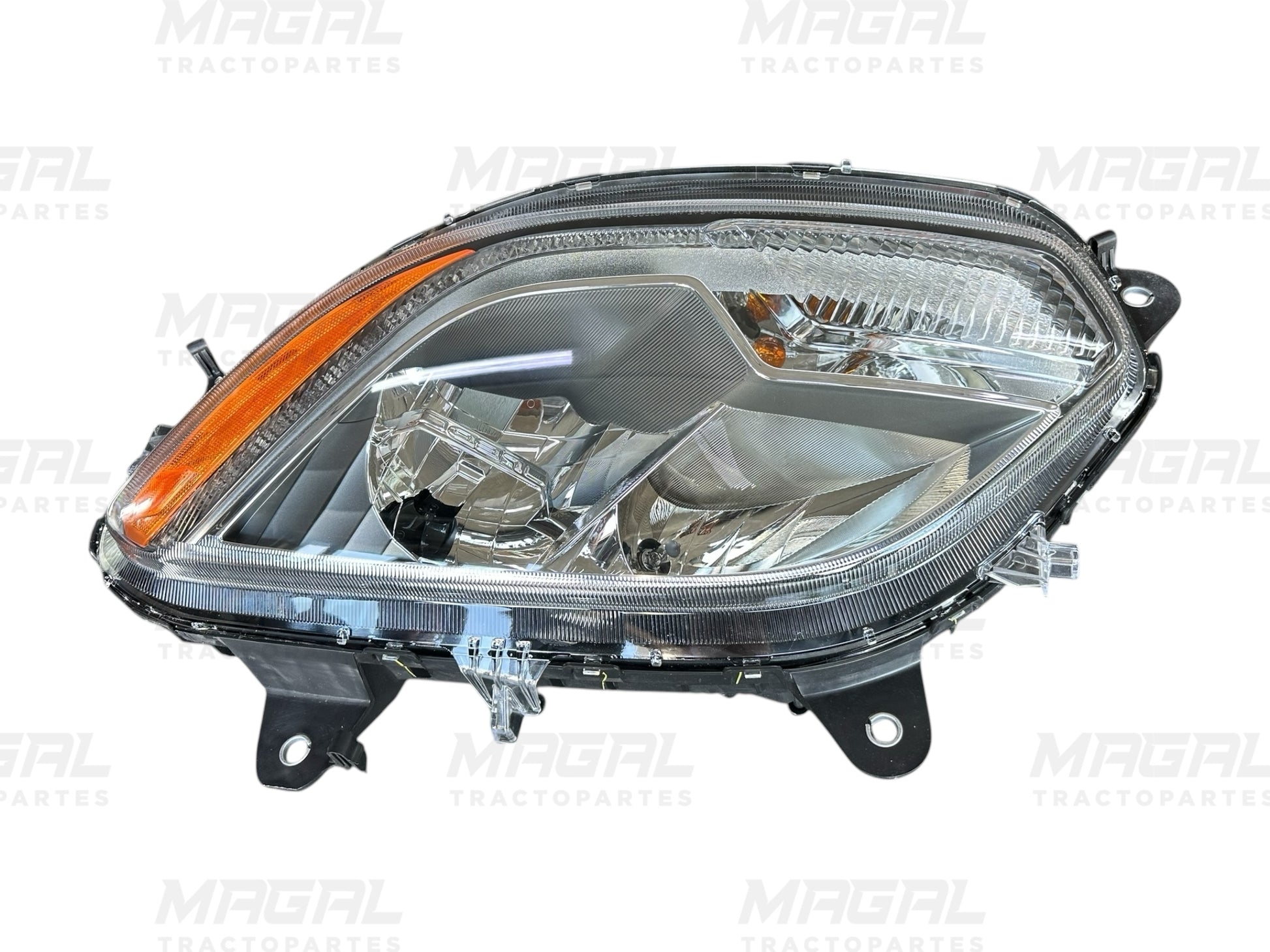 Faro izquierdo Prostar con proyector y mica ahumada, compatible con camiones International, modelo 17480

