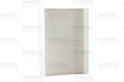 Filtro de aire de cabina Fleetguard AF26405 tipo panel sin empaque, vista frontal
