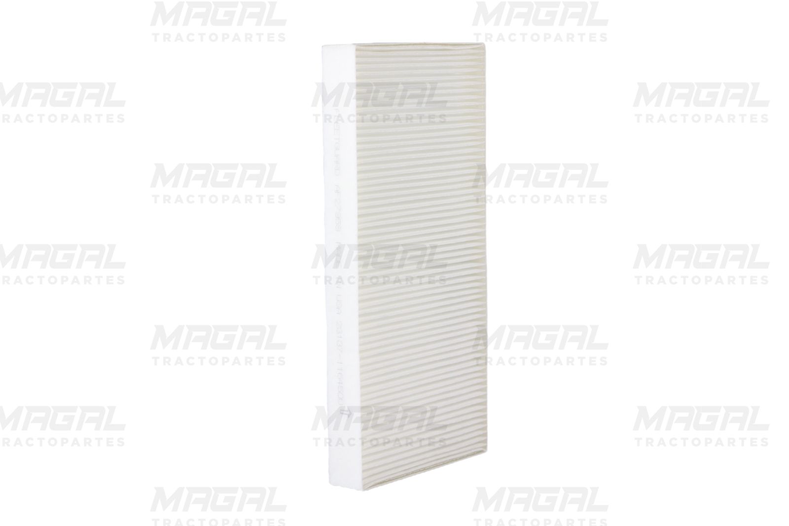 Vista lateral del filtro de aire de cabina AF27958 compatible con International Prostar

