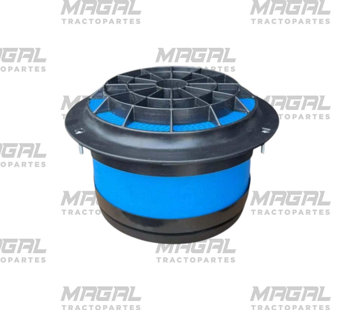 Filtro de aire Donaldson P607955 para Freightliner M2, vista en ángulo