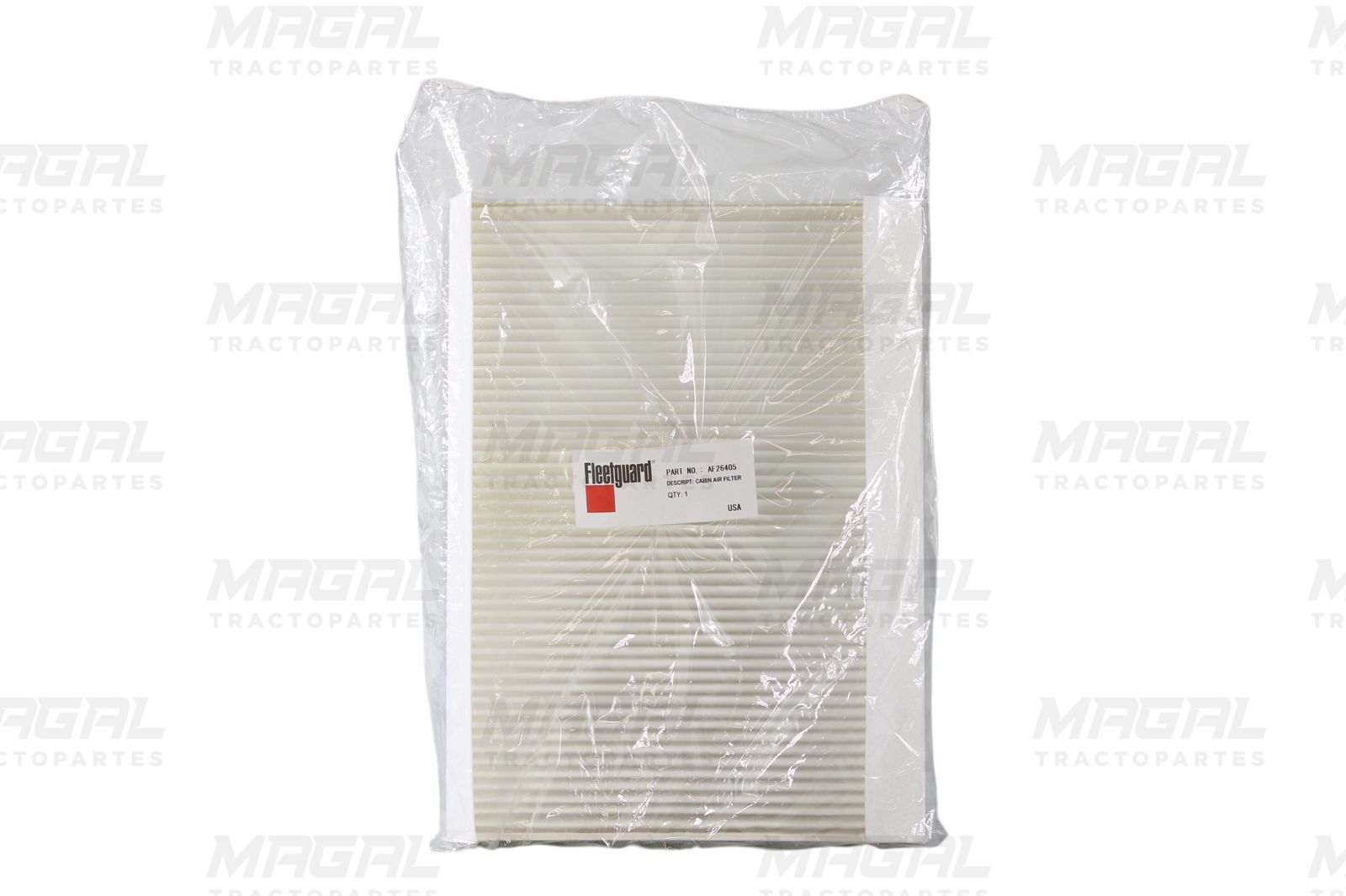 Filtro de aire acondicionado para cabina Fleetguard AF26405 en bolsa original

