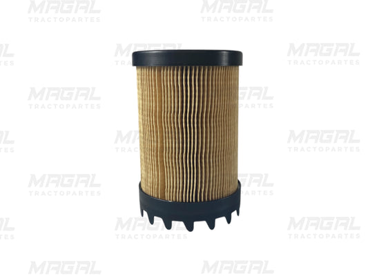 Filtro diésel separador de agua FS-2023300 con cuerpo plisado y tapas plásticas negras

