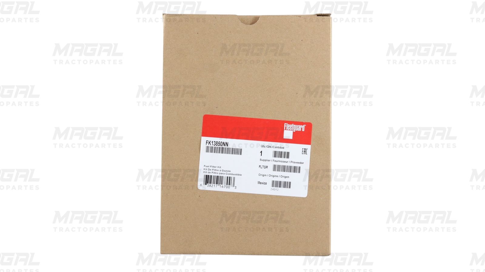 Filtro de combustible FK13850NN Fleetguard original para tractocamión o maquinaria