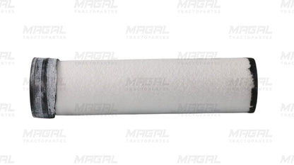 Vista lateral del filtro de aire secundario Fleetguard AF25558, ideal para sistemas de filtración auxiliar en motores industriales.

