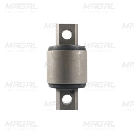 Granada Hendrickson para suspensión Kenworth y Peterbilt, medida 2-3/4", pieza metálica cilíndrica con gomas de soporte, OEM 44695, ideal para sistemas de suspensión pesada.