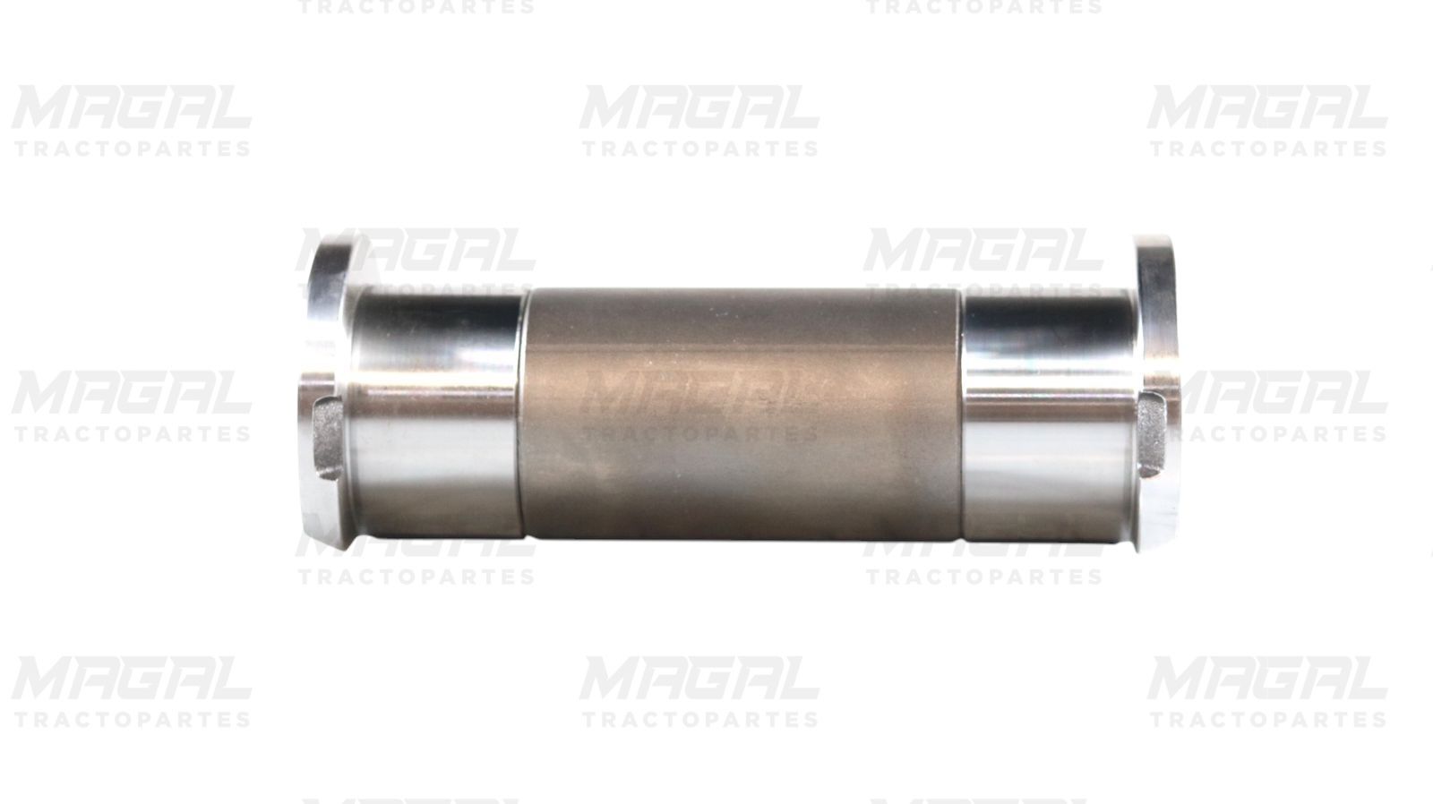Vista lateral del kit adaptador de buje Hendrickson 45000007L en acero mecanizado

