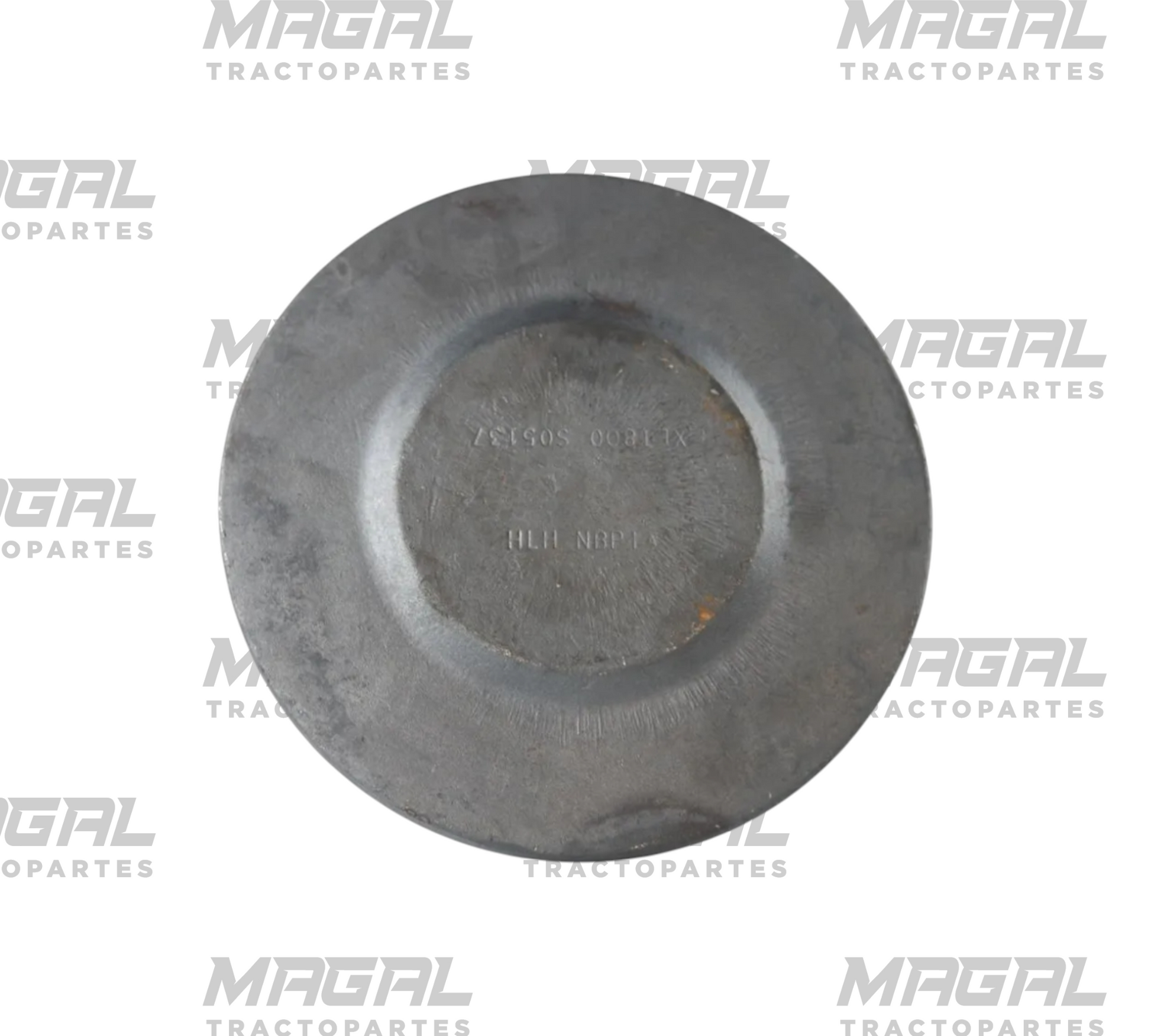 Perno rey 1/2 marca Holland para remolque, vista frontal