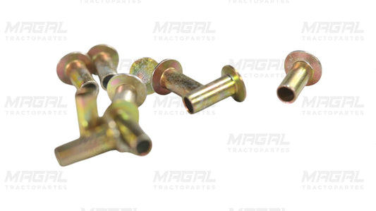 Remaches de latón modelo 10x10 ACP para balatas o aplicaciones industriales