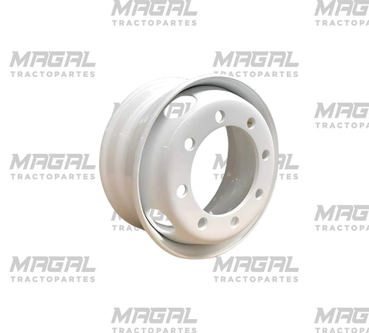 Rin de acero Unemont 17.5x6.75 blanco para cama baja