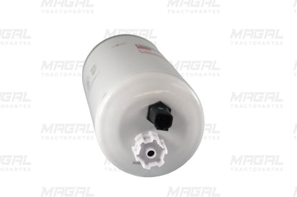 Vista del sensor y drenaje inferior del filtro FS1040 Fleetguard para sistemas de combustible Cummins

