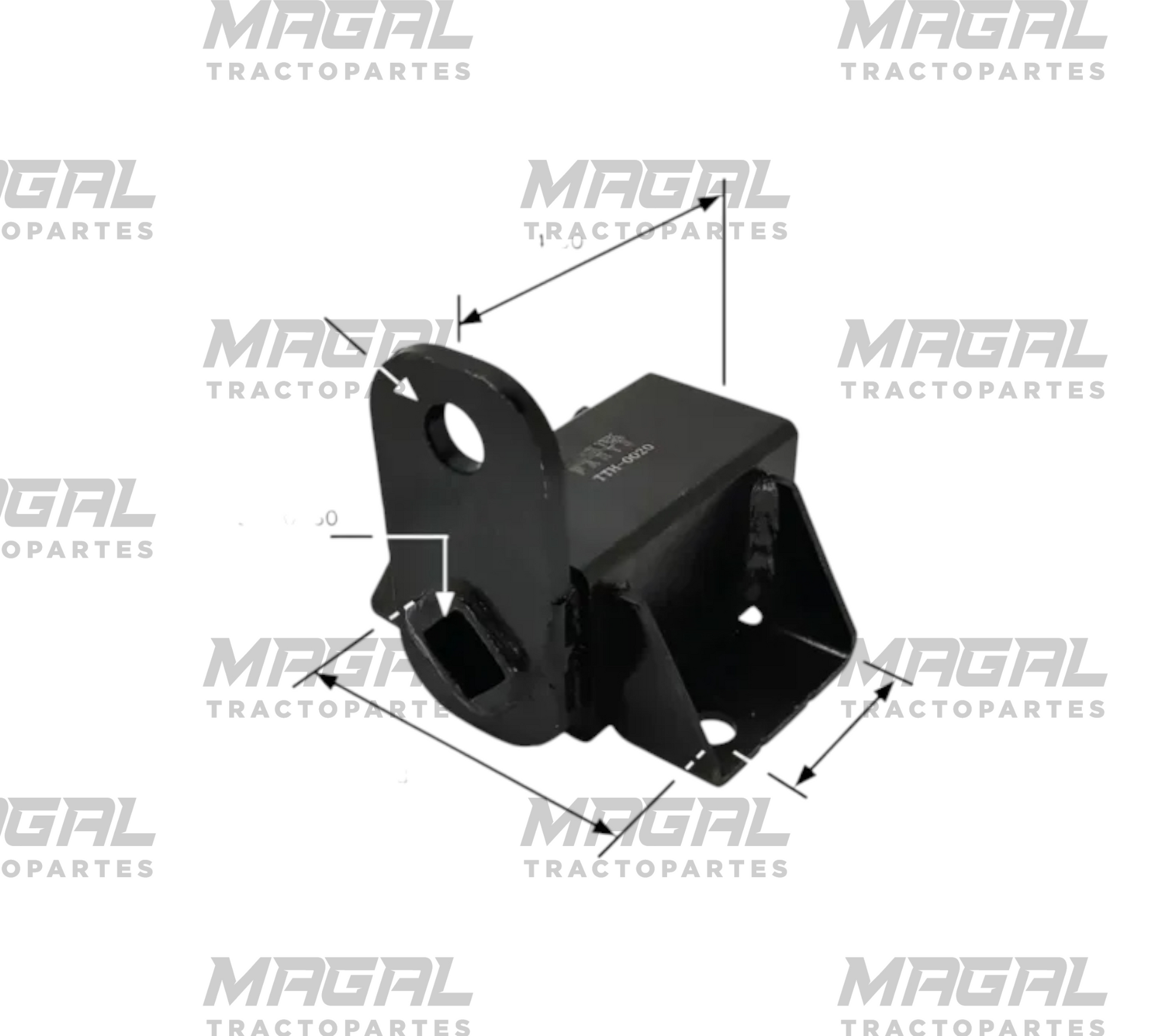 Soporte de cabina para Volvo VNL OEM 20769319 con referencias de medidas