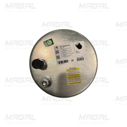 Vista superior de la bolsa de aire Sampa SP 559954-KP con conexiones neumáticas para suspensión de camiones Volvo FH y FM