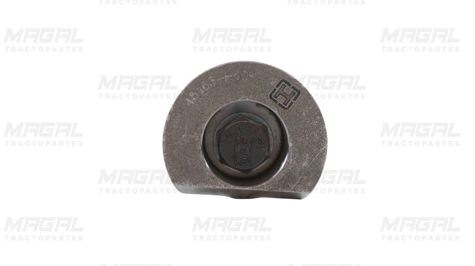 Taza de ajuste para kit de buje Hendrickson 38-44000 lbs, vista frontal con tornillo central

