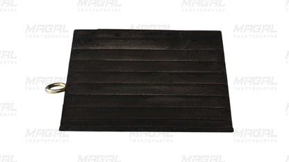 Tope ACP WC9575 de goma resistente con diseño plano y anillo lateral de acero, ideal para llantas de camión en pendientes

