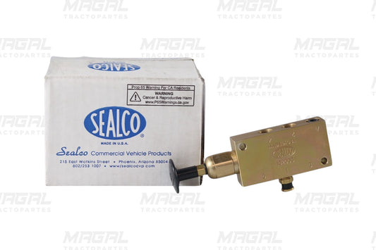 Válvula retro de 2 vías modelo 15200 PV de la marca Sealco, con empaque original, para sistemas neumáticos de vehículos comerciales